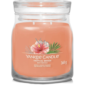 Yankee Candle Tropical Breeze - Vonná sviečka Tropical Breeze Signature medium glass 2 knôty 368 g