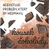 Albi Magnet s reliéfom Neexistuje žiadny problém, ktorý by kúsok čokolády nespravil 6,5 x 6,5 cm