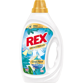 REX prací gél Aromatherapy Lotus Universal 20 praní, 900ml