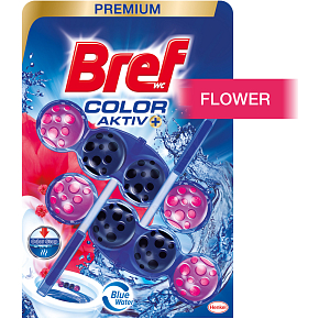 Bref WC blok Color Aktiv Kvetinová, 2× 50 g