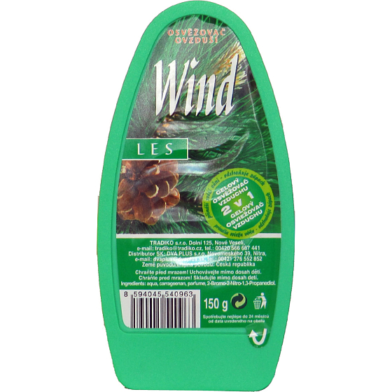 Wind osviežovač vzduchu Les, gélový, 150 g