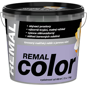REMAL Color maliarska farba na stenu 0310 Levanduľa, 5+1 kg