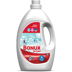 Bonux White Polar Ice Fresh prací gel, 72 praní, 3,6 l