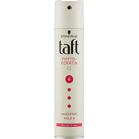 Taft Keratin, lak na vlasy ultra silný, sila fixácie 4, 250 ml