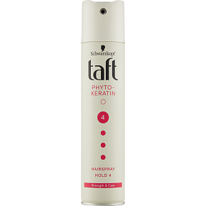 Taft Keratin, lak na vlasy ultra silný, sila fixácie 4, 250 ml