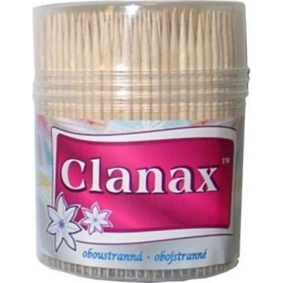 Clanax Špáradlá obojstranné v dóze 500 kusov