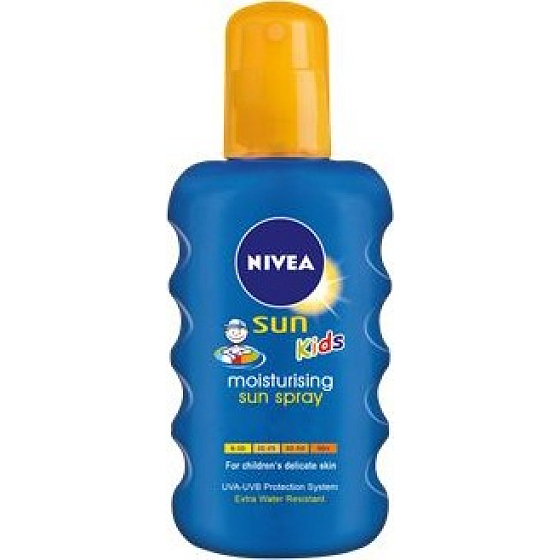Nivea Sun Kids F50 + farebný sprej na opaľovanie pre deti 200 ml