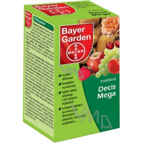 Bayer Garden Decis Mega prípravok na ochranu rastlín na hubenie živočíšnych škodcov 25ml
