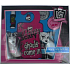 Mattel Monster High Scary Cute! sprchový gél 50 ml + telové mlieko 50 ml + balzam na pery 4,5 g, + huba + prívesok, kozmetická sada