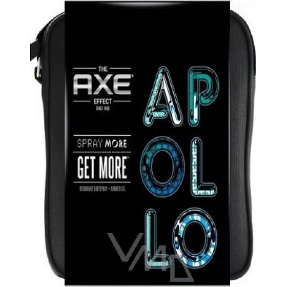 Axe Apollo dezodorant sprej 150 ml + sprchový gél 250 ml + sprchový gél 250 ml + City bag, kozmetická sada