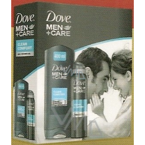 Dove Men + Care Comfort dezodorant sprej 150 ml + sprchový gél 250 ml, kozmetická sada