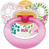 Nuk Classic Happy Kids ortodontickej latexové cumlík 0-6 mesiacov 1 kus