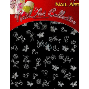 Absolute Cosmetics Nail Art samolepiace 3D nálepky na nechty GS40 1 aršík