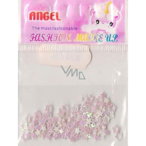 Angel Ozdoby na nechty kytičky a hviezdičky ružové 1 balenie