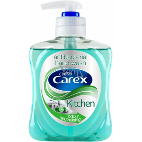 Carex Kitchen kuchynské antibakteriálne tekuté mydlo neutralizuje zápach na rukách 250 ml