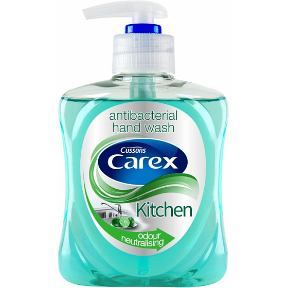 Carex Kitchen kuchynské antibakteriálne tekuté mydlo neutralizuje zápach na rukách 250 ml