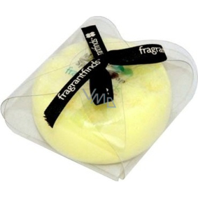 Fragrant Lemon Glycerínové mydlo masážne s hubou naplnenou vôňou sviežeho citrónu vo farbe žltej 200 g