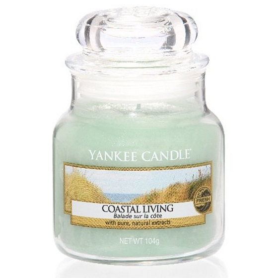 Yankee Candle Coastal Living - Život na pobreží vonná sviečka Classic malá sklo 104 g