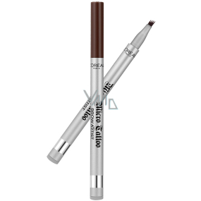 Loreal Paris Brow Artist Micro Tattoo ceruzka na obočie ideálny pre brunety, vydrží 24 hodín 108 Warm Brunette 2 g