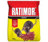 Ratimor Plus granule na hubenie hlodavcov vrecko 150 g
