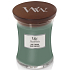 Woodwick Sage & Myrht - Šalvia a myrha vonná sviečka s dreveným knôtom a viečkom sklo stredná 275 g