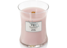WoodWick Rosewood - Palisander vonná sviečka s dreveným knôtom a viečkom sklo stredné 275 g