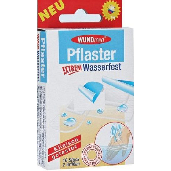 WUNDmed Extrem Wasserfest náplasť extra vodeodolná 10 kusov