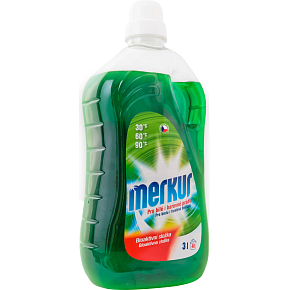 Merkur prací gel pre biele i farebné prádlo 60 dávok, 3 l