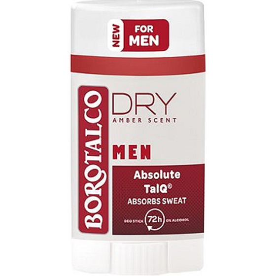 Borotalco Men Dry Amber Scent dezodorant pre mužov 40 ml