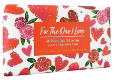Anglické mydlo For The One I Love Roses in Bloom prírodné parfumované toaletné mydlo s bambuckým maslom 190 g