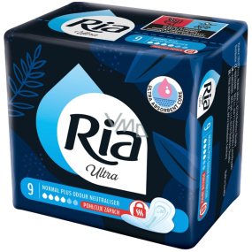 Ria Ultra Normal Plus Odour Neutraliser ultra tenké hygienické vložky s krídelkami 9 kusov