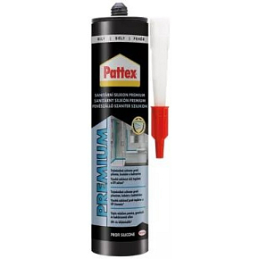 PATTEX Premium biely sanitačný silikon, 310 ml