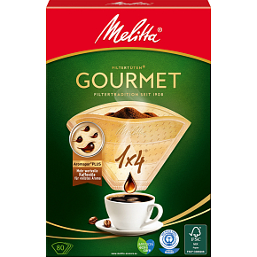 Melitta Gourmet kávové filtre 1 × 4, 80 ks