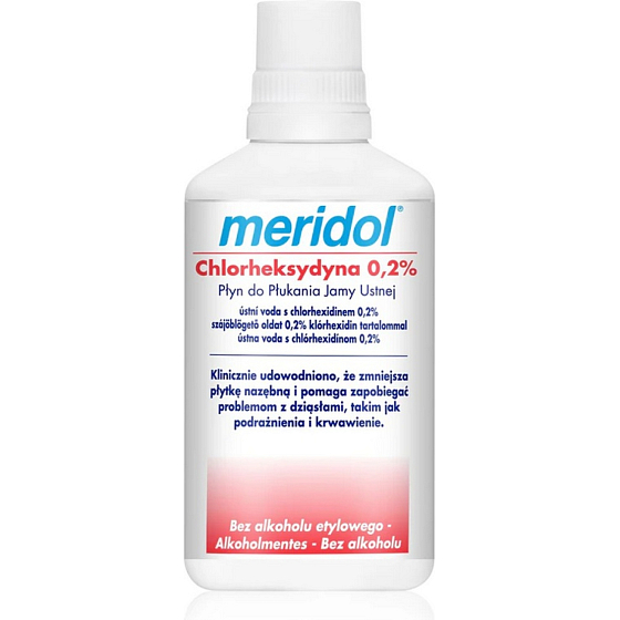Meridol chlorhexidín ústna voda 300 ml