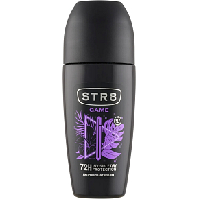 STR8 Frangance Game antiperspirant roll on pre mužov 50 ml STR8 Frangance Game antiperspirant roll on pre mužov 50 ml