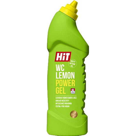 Hit Wc Lemon Power Gel čistič toaliet 750 g