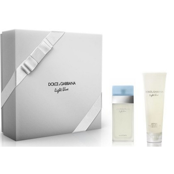 Dolce & Gabbana Light Blue toaletná voda pre ženy 25 ml + telový krém 50 ml, darčeková sada