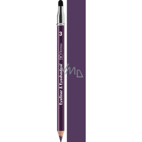 Dermacol Eyeliner & Eye Shadow 2v1 kajalová ceruzka a očné tiene 03 1,6 g