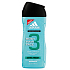 Adidas Extra Fresh 3v1 sprchový gél na telo, vlasy a tvár pre mužov 250 ml