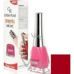 Golden Rose Graffiti Nail Art praskajúce lak na nechty odtieň 23 12 ml