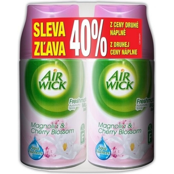Air Wick FreshMatic Magnolie & Čerešňa náhradná náplň 2 x 250 ml