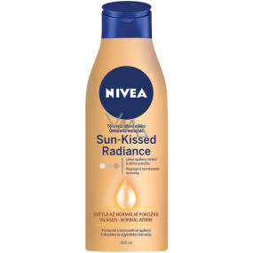 Nivea Sun Kissed Radiance tónovacie telové mlieko pre svetlú až normálnu pokožku 400 ml