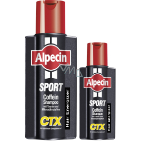 Alpecin CTX Šport Coffein Kofeínový šampón proti vypadávaniu a na rast vlasu 250 ml + 75 ml, duopack