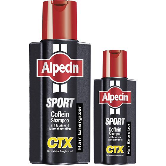 Alpecin CTX Šport Coffein Kofeínový šampón proti vypadávaniu a na rast vlasu 250 ml + 75 ml, duopack
