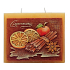 Candles Škorica vonná sviečka plochá 3 knôty 130 x 105 mm