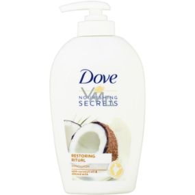 Dove Nourishing Secrets Ošetrujúce Rituál Kokos tekuté mydlo dávkovač 250 ml