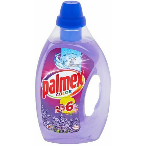 Palmex Active-Enzym 6 Color Levanduľa tekutý prací gél na biele aj farebné prádlo 20 dávok 1 l