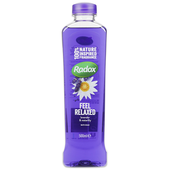 Radox Feel Relaxed Lavender & Waterlily kúpeľová pena 500 ml