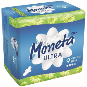 Ria Moneta Ultra Normal Plus intímne vložky s krídelkami 9 kusov