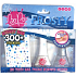 Bo-Po Flower lak na nechty peel-off biely 2,5 ml + lak na nechty peel-off strieborný 2,5 ml + nálepky na nechty, kozmetická sada